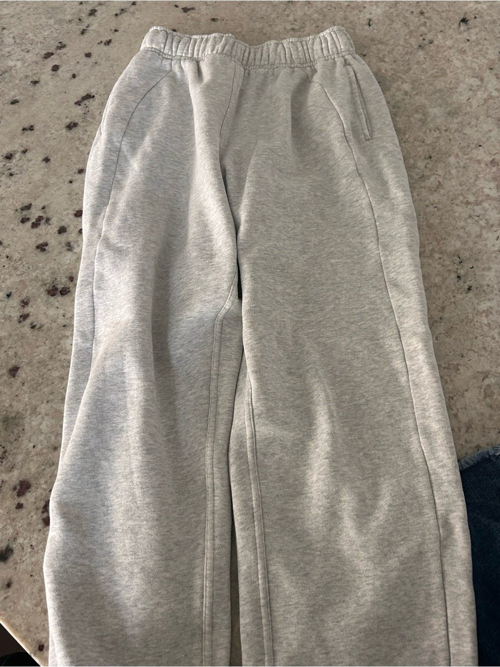 Lululemon Gray Scuba Midrise oversized sweatpants XXXS